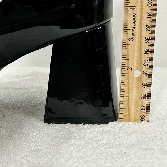 Madden Girl Chunky Platform Y2K Retro Mary Janes Womens Size 9 Black - Picture 7 of 14